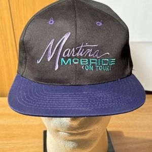 Vintage Martina McBride "On‎ Tour" Concert Tour Snapback Hat Cap